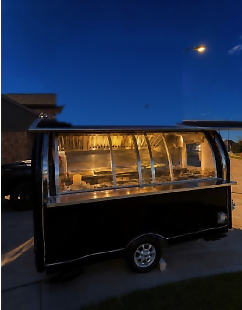 Meal Box food truck at dusk