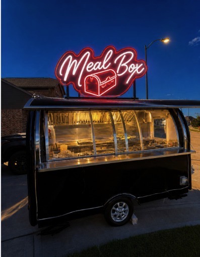 The Meal Box truck's serving window